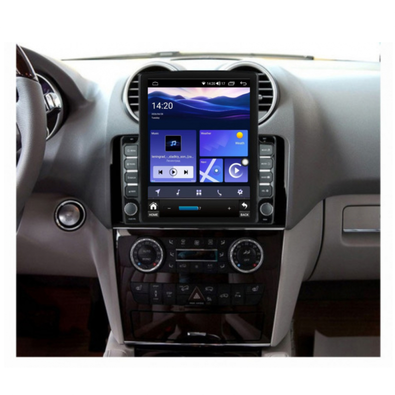 Мултимедия за Mercedes-Benz ML W164 GL X164 (2005-2012) 9.7" - Вертикална - Черен мат - Image 2