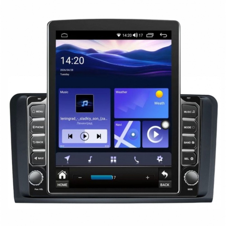 Мултимедия за Mercedes-Benz ML W164 GL X164 (2005-2012) 9.7" - Вертикална - Черен мат