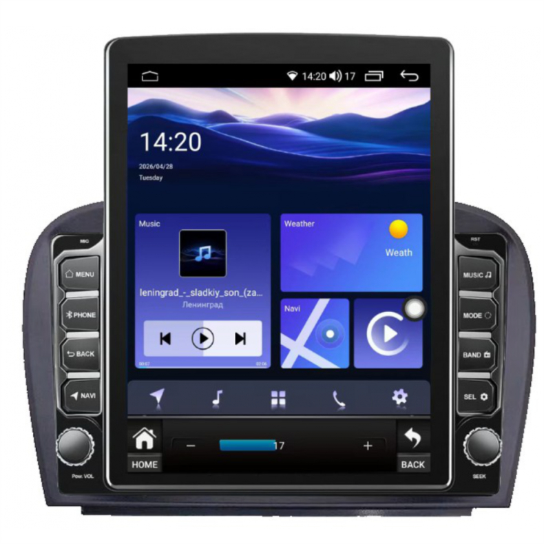 Мултимедия за Mercedes-Benz SL R230 (2001-2007) 9.7" - Вертикална