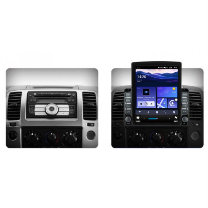 Мултимедия за Nissan Navara (2006–2012) 9.7″ - Вертикална - Image 3