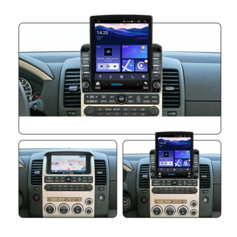 Мултимедия за Nissan Navara (2006–2012) Nissan Pathfinder (2007–2015) 9.7″ - Вертикална - Image 2