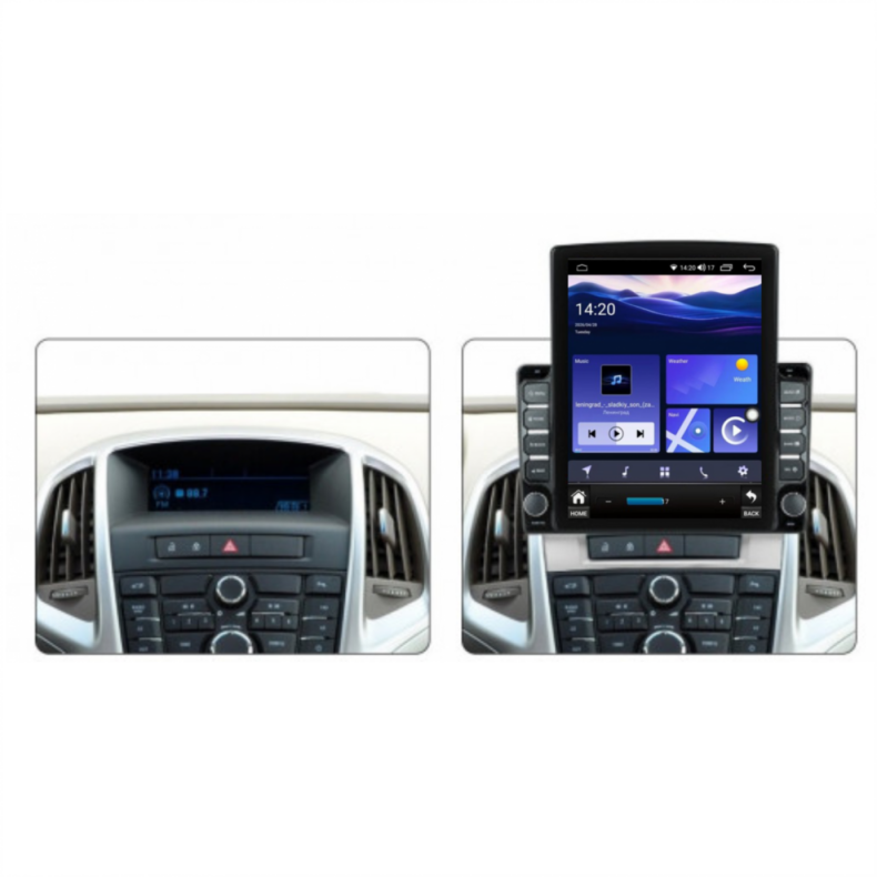 Мултимедия за Opel Astra J (2009–2015) 9.7″ - Вертикална - Image 3