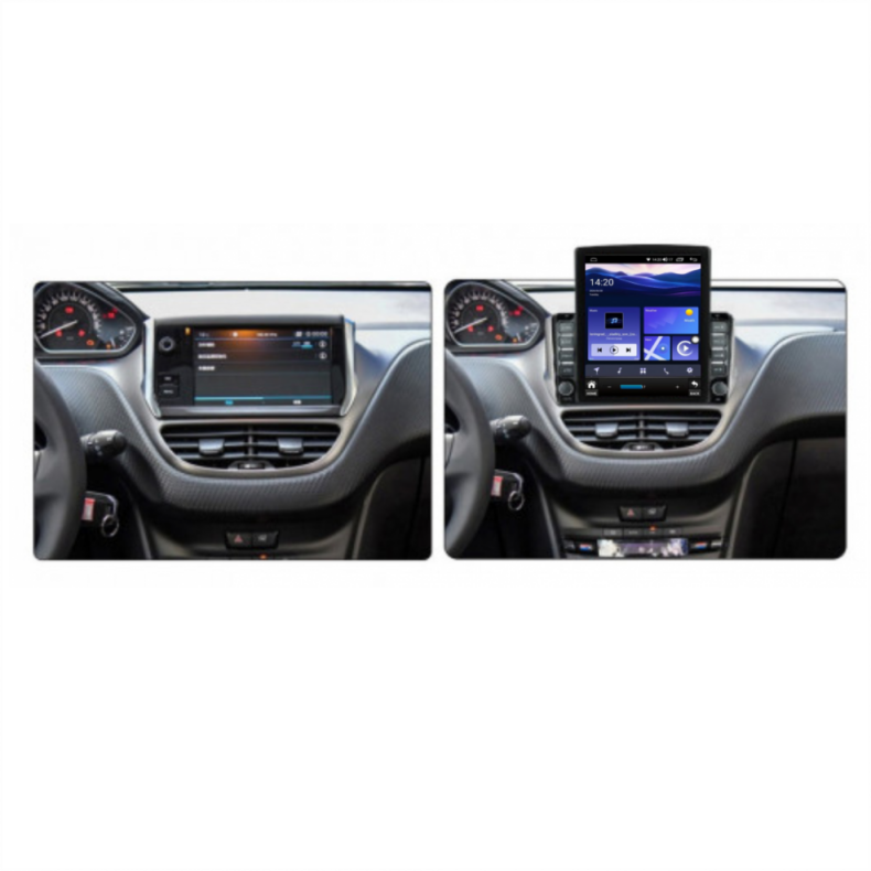 Мултимедия за Peugeot 2008 208 (2012–2019) 9.7" - Вертикална - 1DIN - Image 3