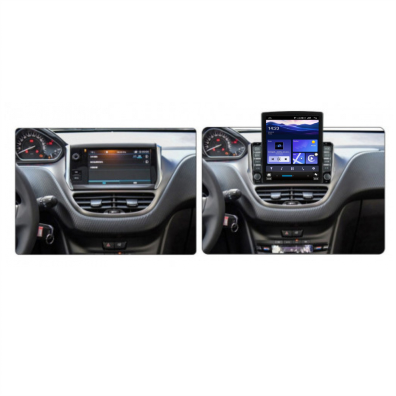 Мултимедия за Peugeot 2008 208 (2012–2019) 9.7" - Вертикална - 1DIN - Image 3