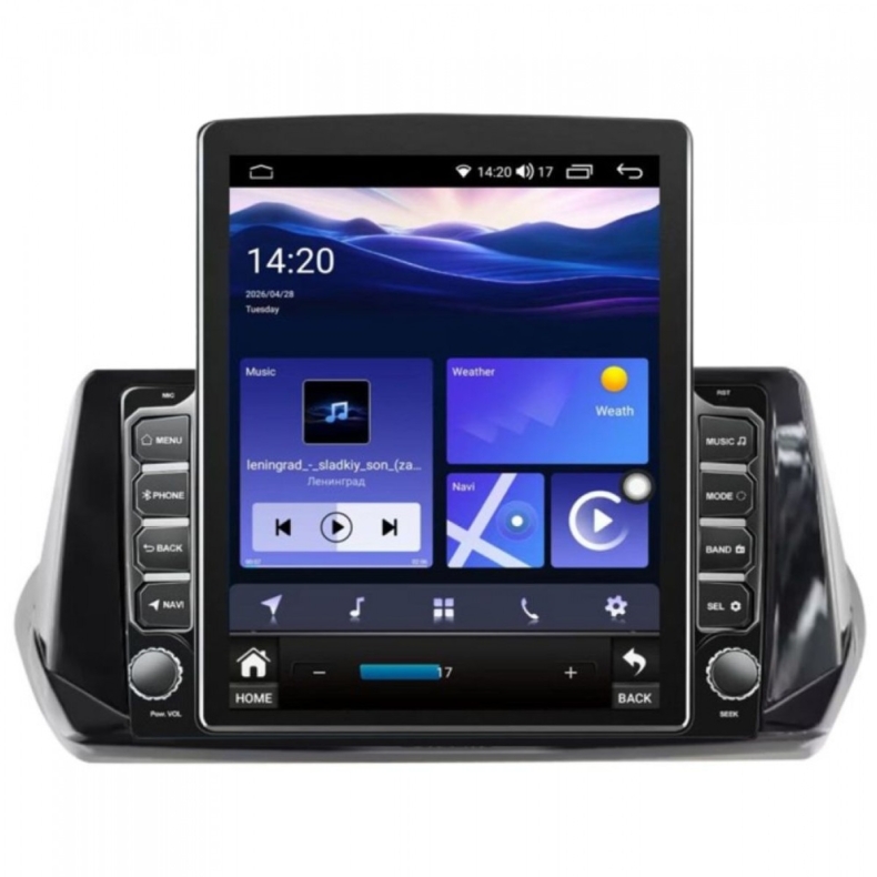 Мултимедия за Peugeot 2008 208 (2019–2023) 9.7″ - 1DIN - Вертикална