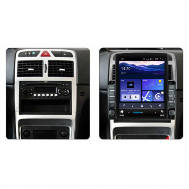Мултимедия за Peugeot 307 (2001–2008) 9.7" - Вертикална - Image 3