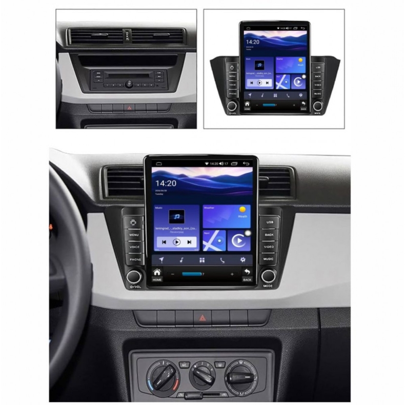 Мултимедия за Skoda Fabia (2015–2019) 9.7″ - Вертикална - Image 2