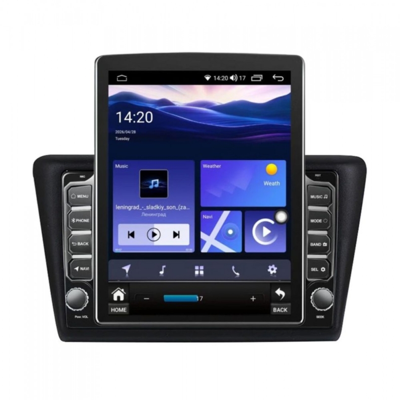 Мултимедия за Skoda Rapid Seat Toledo (2013-2017) 9.7" - Вертикална