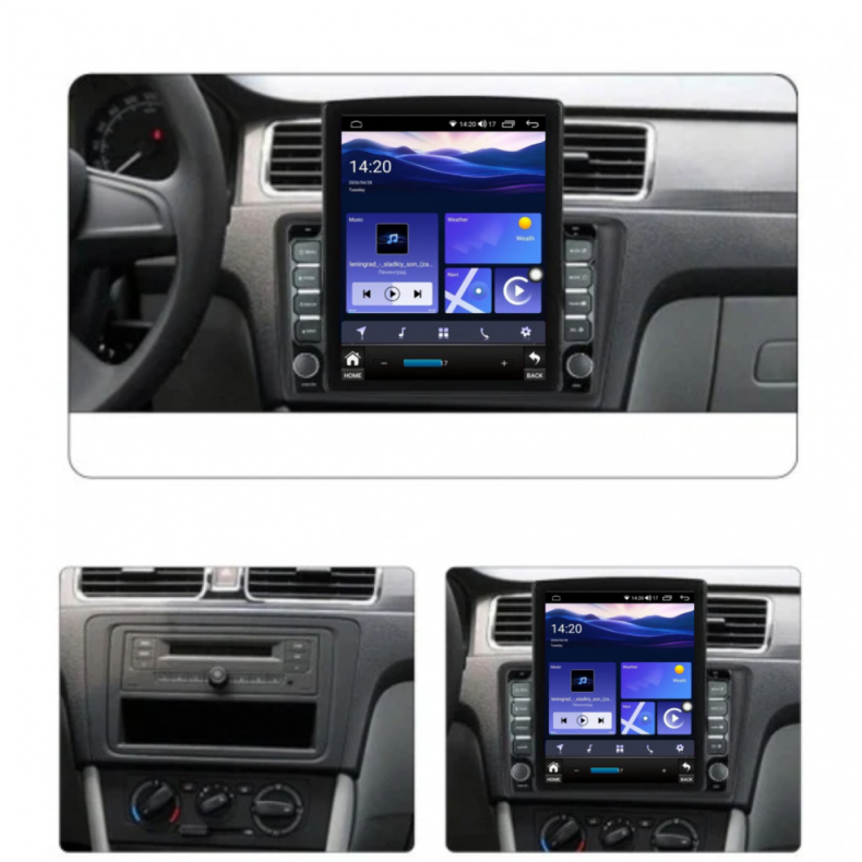 Мултимедия за Skoda Rapid Seat Toledo (2013-2017) 9.7" - Вертикална - Image 3