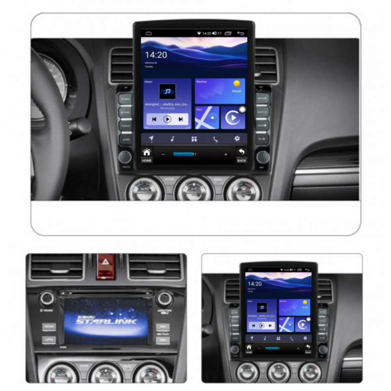 Мултимедия за Subaru Forester Impreza WRX STI Levorg XV Crosstrek (2015–2019) 9.7" - Вертикална - Image 3