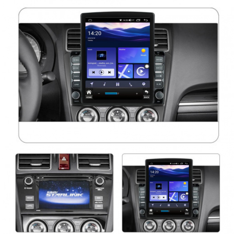 Мултимедия за Subaru Forester Impreza WRX STI Levorg XV Crosstrek (2015–2019) 9.7" - Вертикална - Image 3