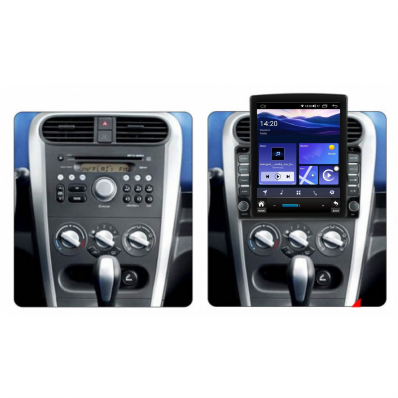 Мултимедия за Suzuki Splash Opel Agila (2008–2012) 9.7" - Вертикална - Image 3