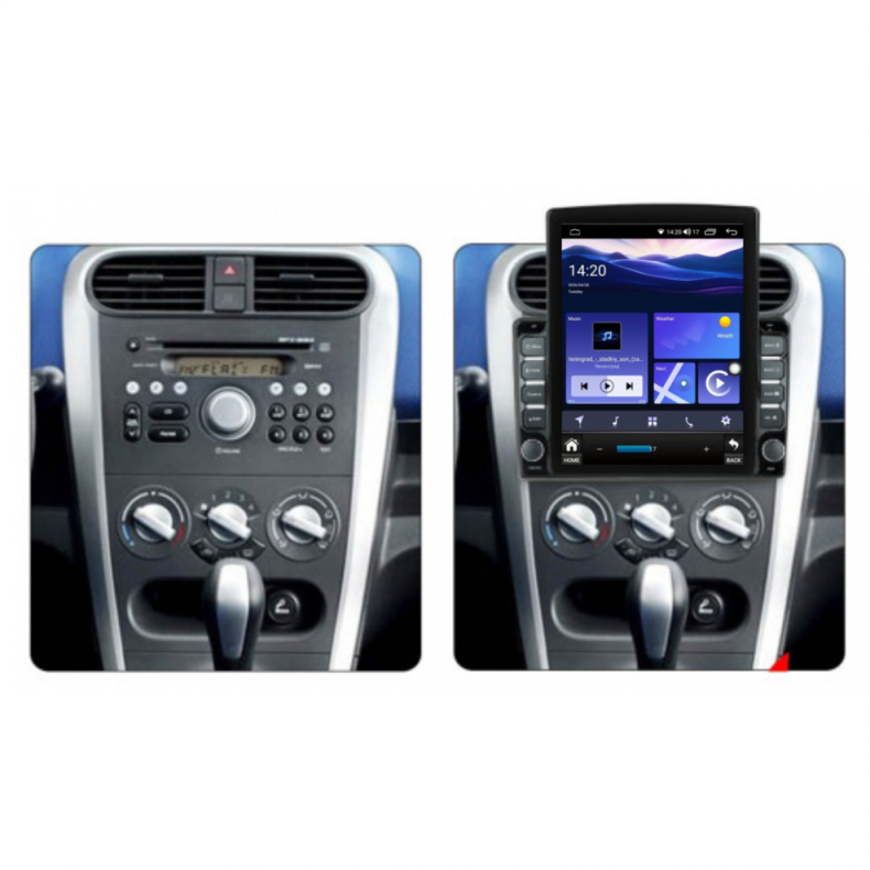 Мултимедия за Suzuki Splash Opel Agila (2008–2012) 9.7" - Вертикална - Image 3