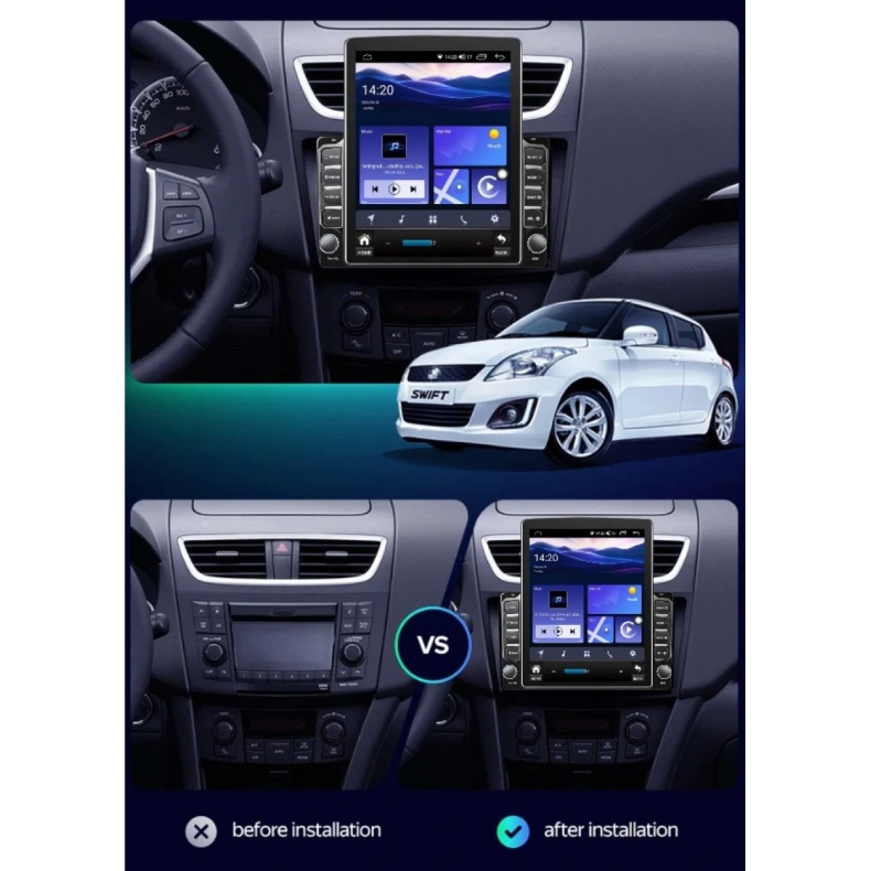 Мултимедия за Suzuki Swift (2010-2016) 9.7" - Вертикална - Image 2