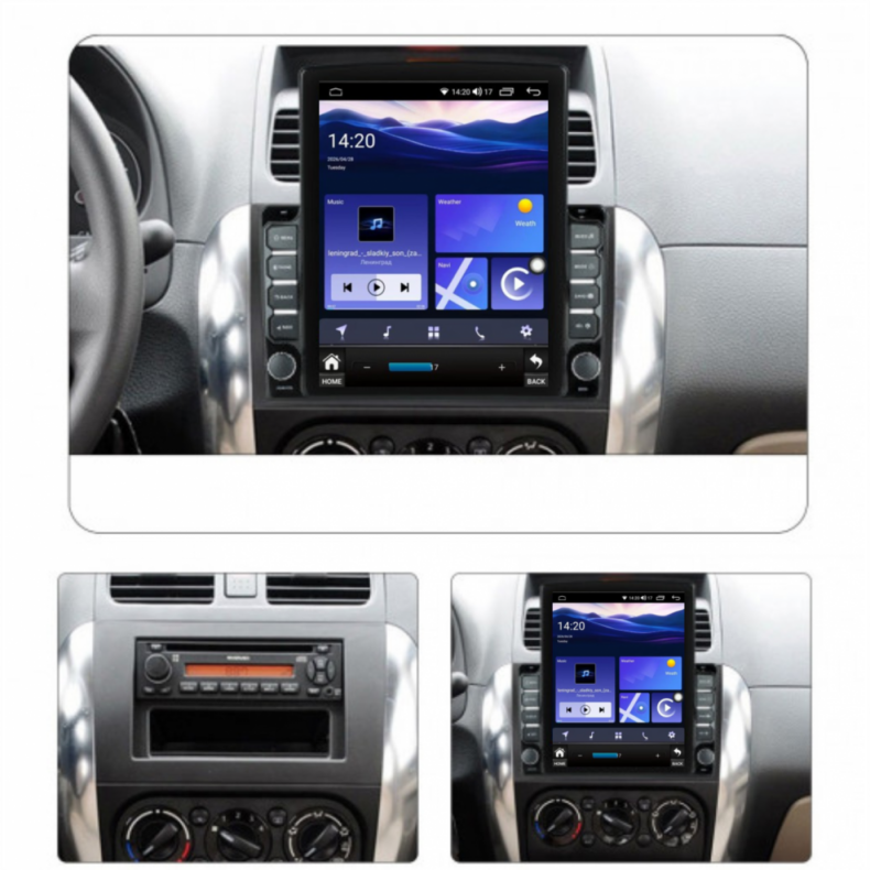Мултимедия за Suzuki SX4 Fiat Sedici (2006–2014) 9.7" - Вертикална - Image 3