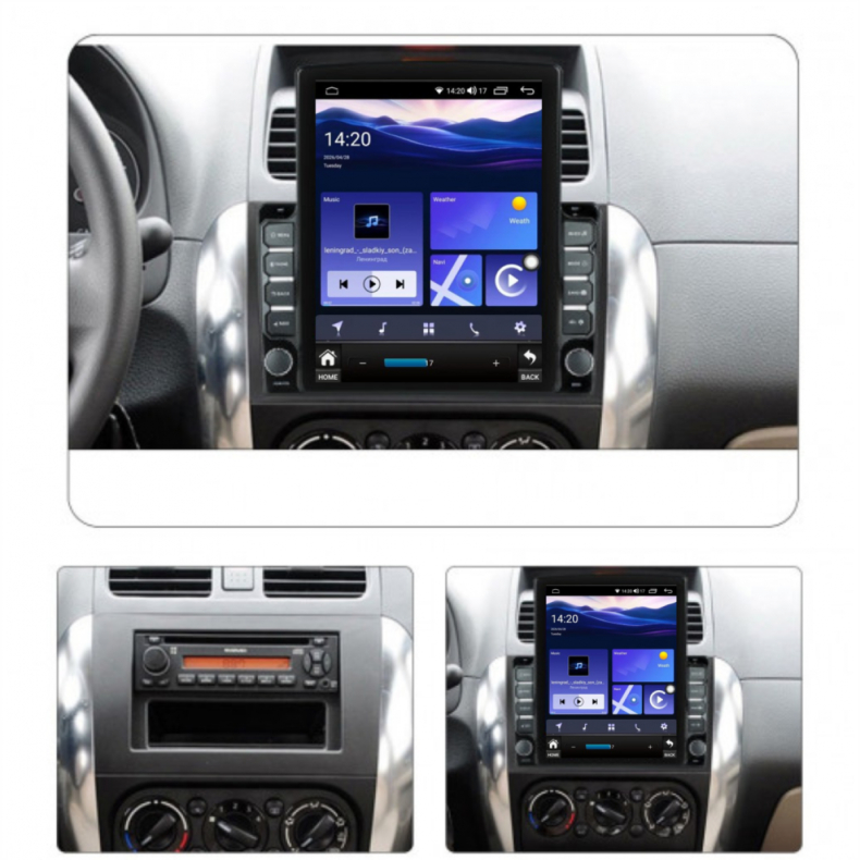 Мултимедия за Suzuki SX4 Fiat Sedici (2006–2014) 9.7" - Вертикална - Image 3