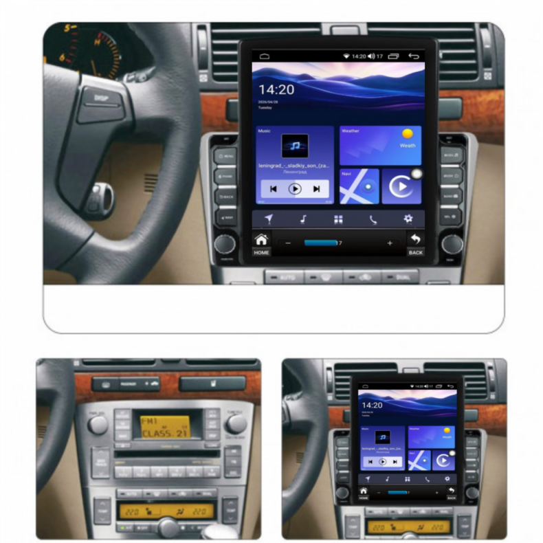 Мултимедия за Toyota Avensis T25 (2002–2008) 9.7″ - Вертикална - Image 3
