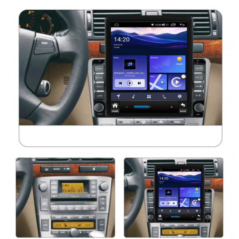 Мултимедия за Toyota Avensis T25 (2002–2008) 9.7″ - Вертикална - Image 3