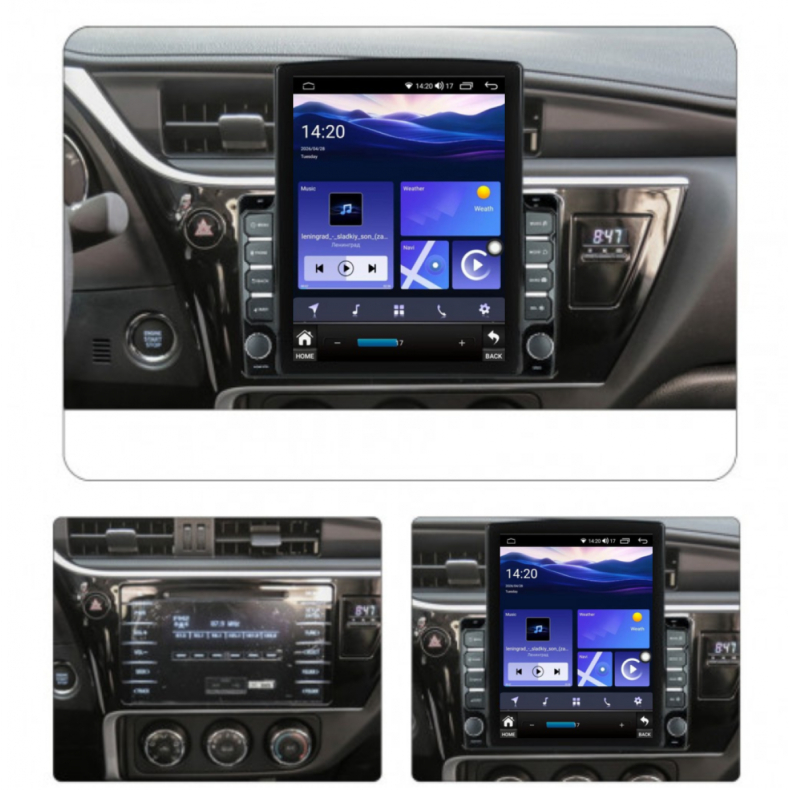 Мултимедия за Toyota Corolla (2017-2019) 9.7" - Вертикална - Image 3