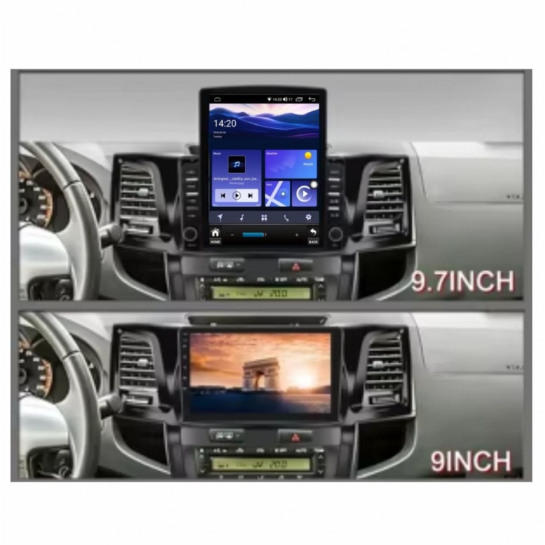 Мултимедия за Toyota Hilux (2005–2010) 9.7″ - Вертикална - Климатроник - Image 2