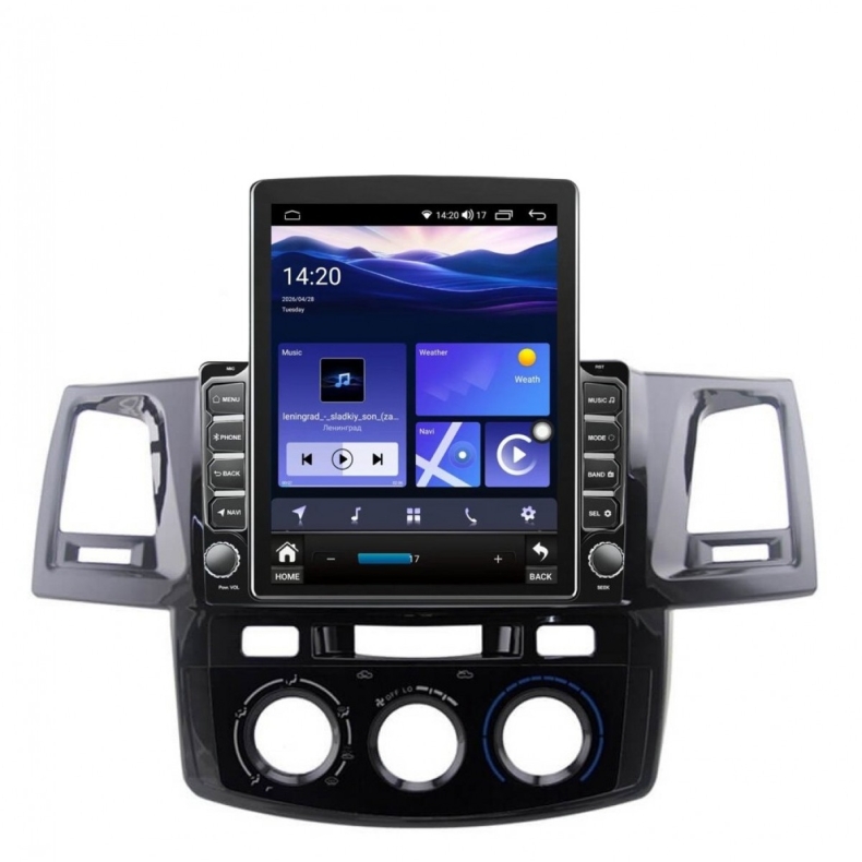 Мултимедия за Toyota Hilux (2011-2015) 9.7" - Вертикална - Климатик