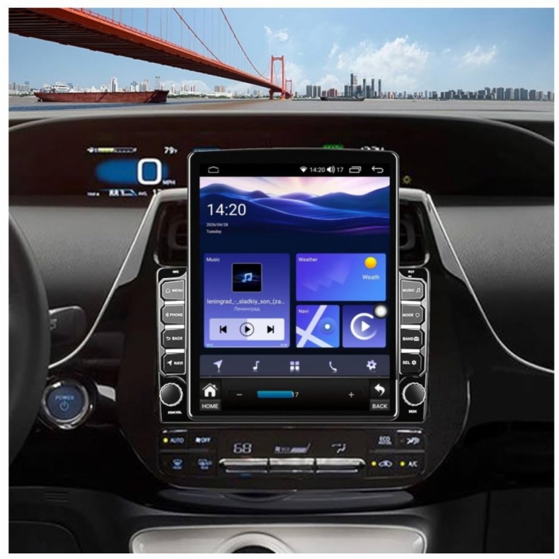 Мултимедия за Toyota Prius (2016–2022) 9.7″ - Вертикална - Image 2