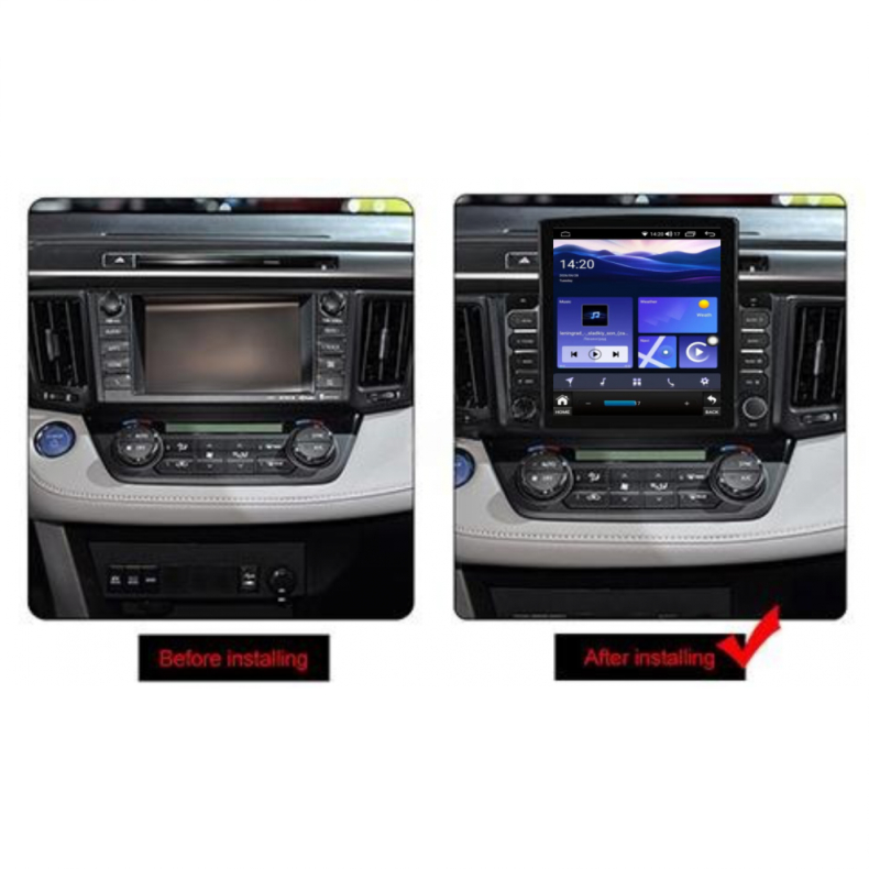 Мултимедия за Toyota RAV4 (2013–2018) 9.7″ - Вертикална - Image 2