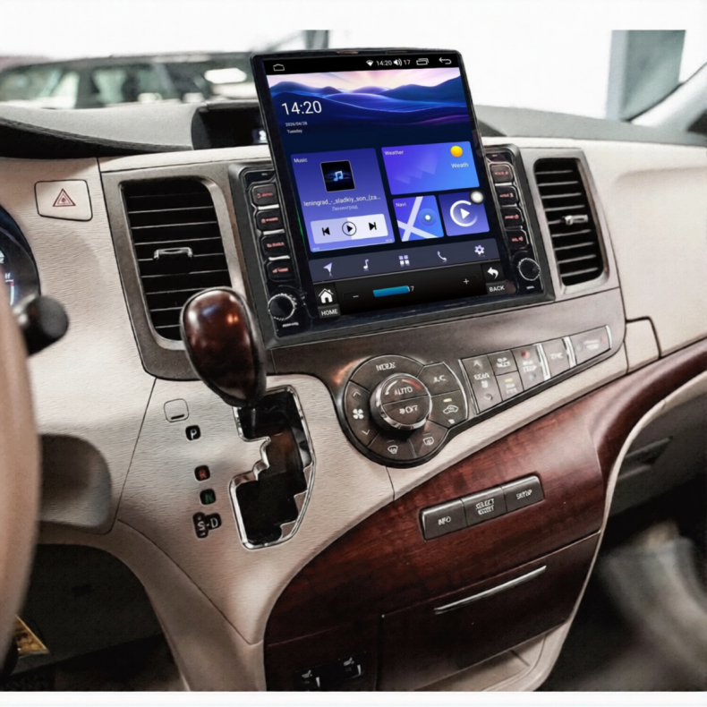Мултимедия за Toyota Sienna (2010-2017) 9.7" - Вертикална - Image 2
