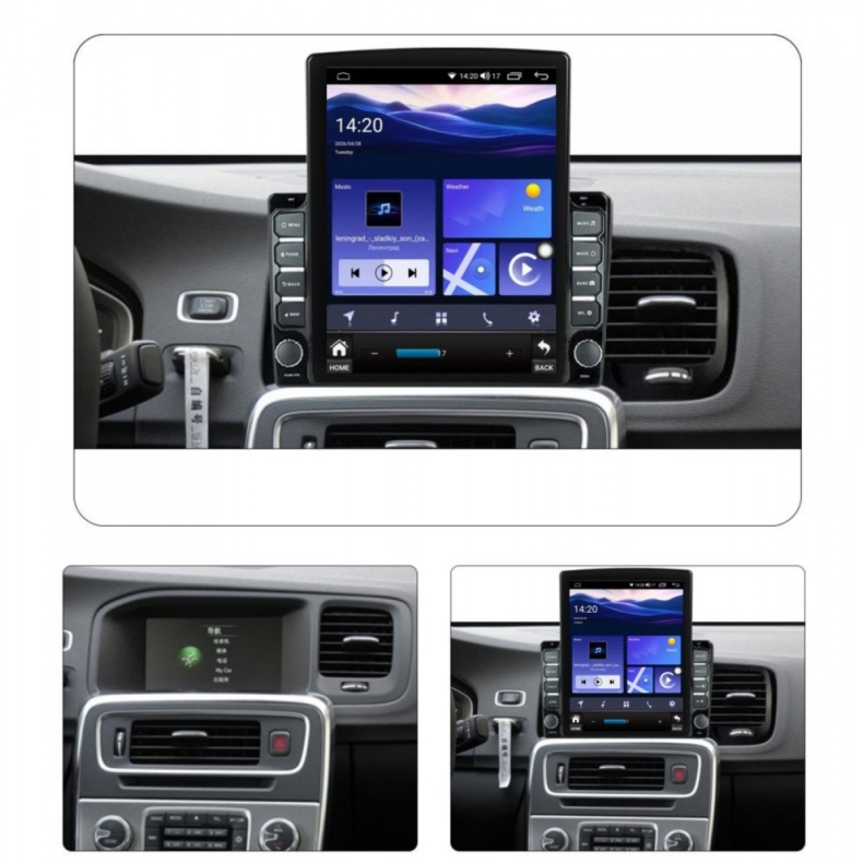 Мултимедия за Volvo S60 V60 (2010-2018) 9.7" - Вертикална - Image 2