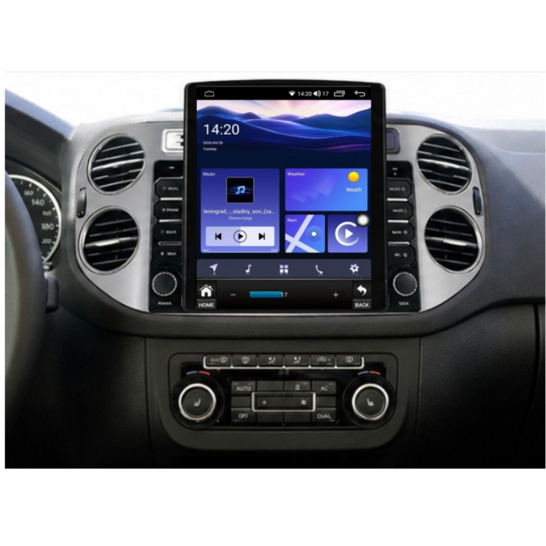 Мултимедия за VW Tiguan (2007-2016) Golf Plus (2004-2014) 9.7" - Вертикална - Image 2