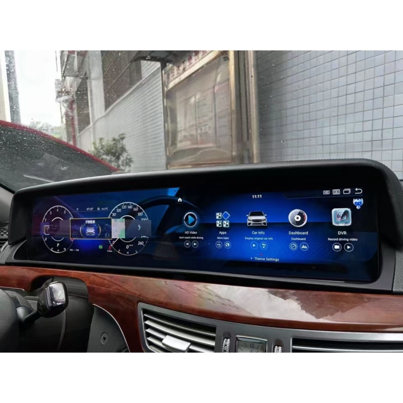 Мултимедия + дигитален километраж за Mercedes S-Class W221 (2006-2009) 12.3"+12.3" - NTG 3.0 - Черна - ПО ПОРЪЧКА - Image 2