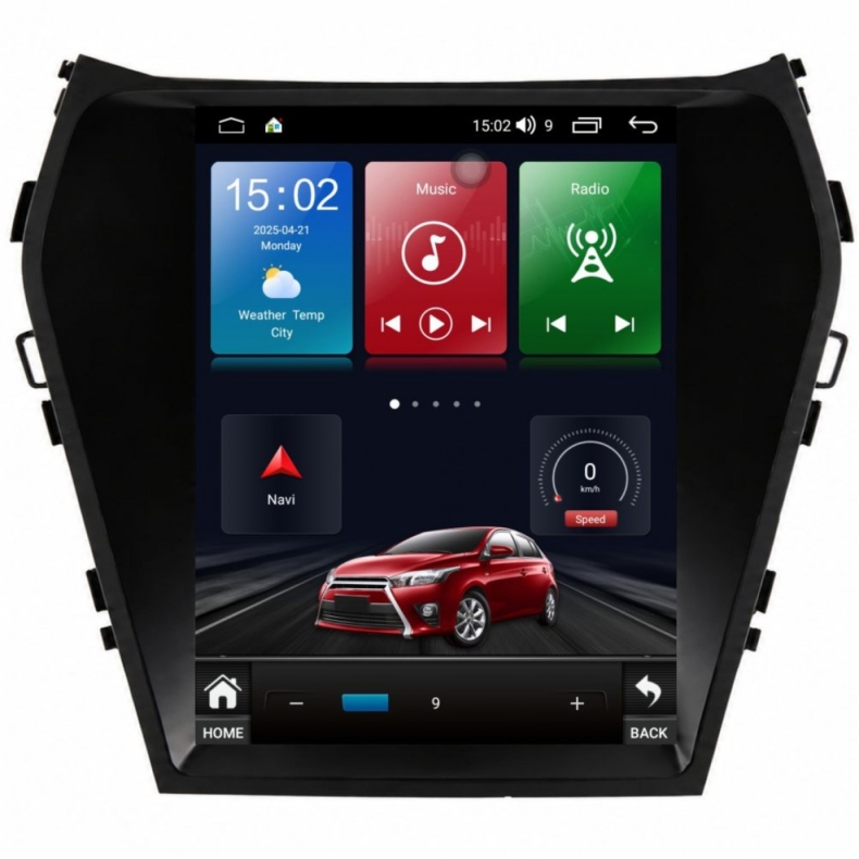 Мултимедия за Hyundai Santa Fe 3 (2013-2018) 9.7" - Вертикална