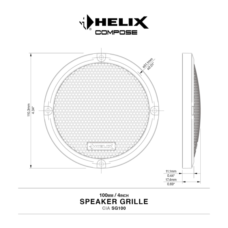 Предпазни решетки Helix CiA SG100 - Image 2