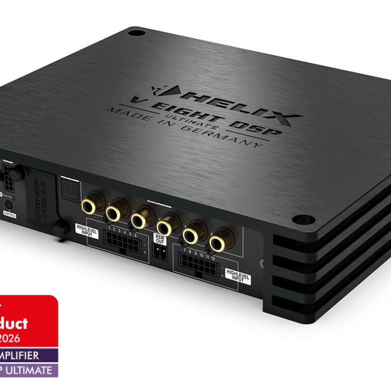 8-канален усилвател Helix Next V Eight DSP Ultimate, 8x110W RMS
