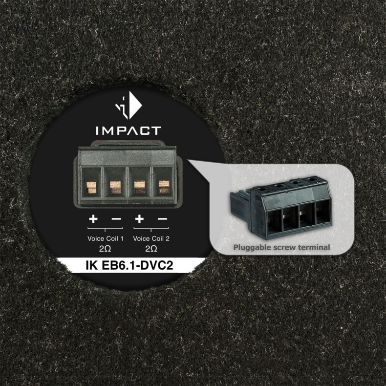 Субуфер Helix IK EB6.1-DVC2, 16 см, 150W RMS - Image 3