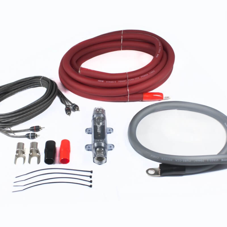 Комплект кабели за усилвател 70мм2 4Connect PKIT70S - Image 2