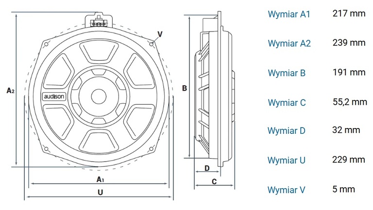 Субуфер Audison APBMW S8-4.2 - Image 8