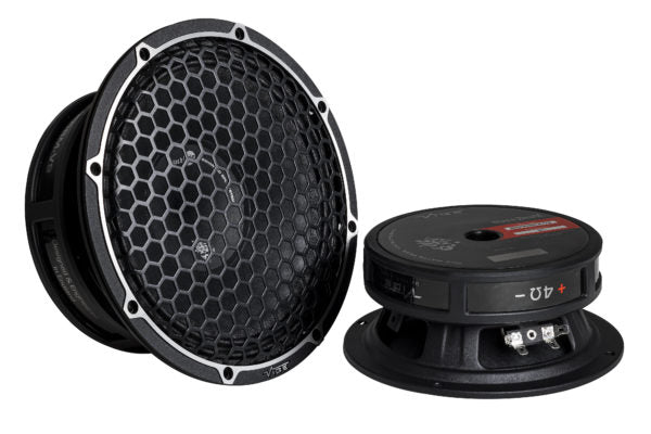 VIBE BlackDeath BDPRO6M-V9 с поставена предпазна решетка и изглед отзад