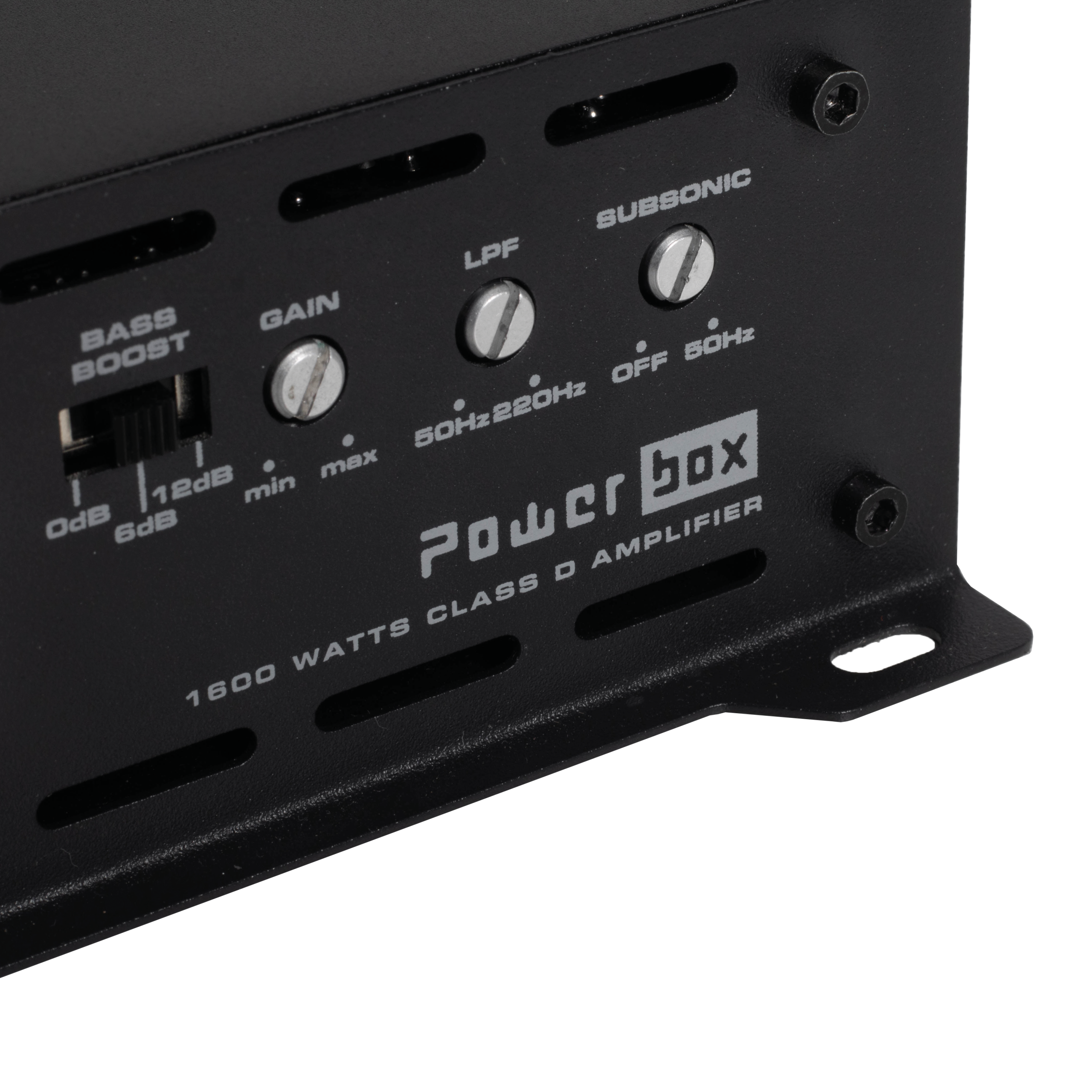 VIBE POWERBOX800.1D-V3 моноблок усилвател – детайл на свързването