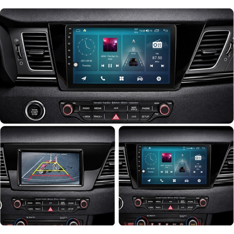 Мултимедия за Kia Niro (2016-2019) 9" - Пиано лак - Image 4