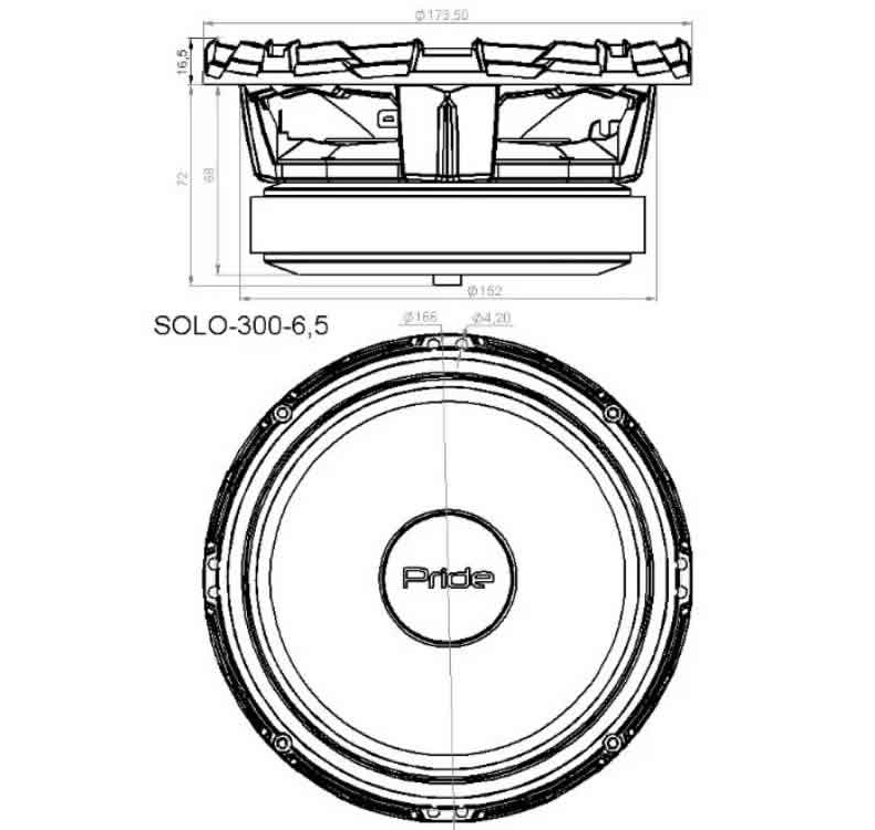 Pride Pride Solo 300 - 6.5" - Image 3