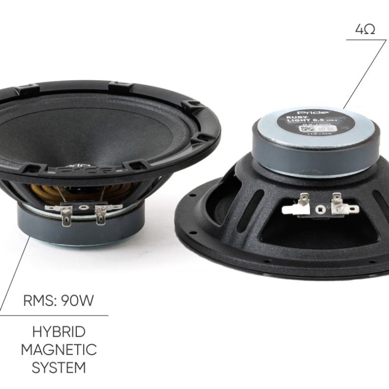 Pride Audio Ruby Light 6.5 “ v2